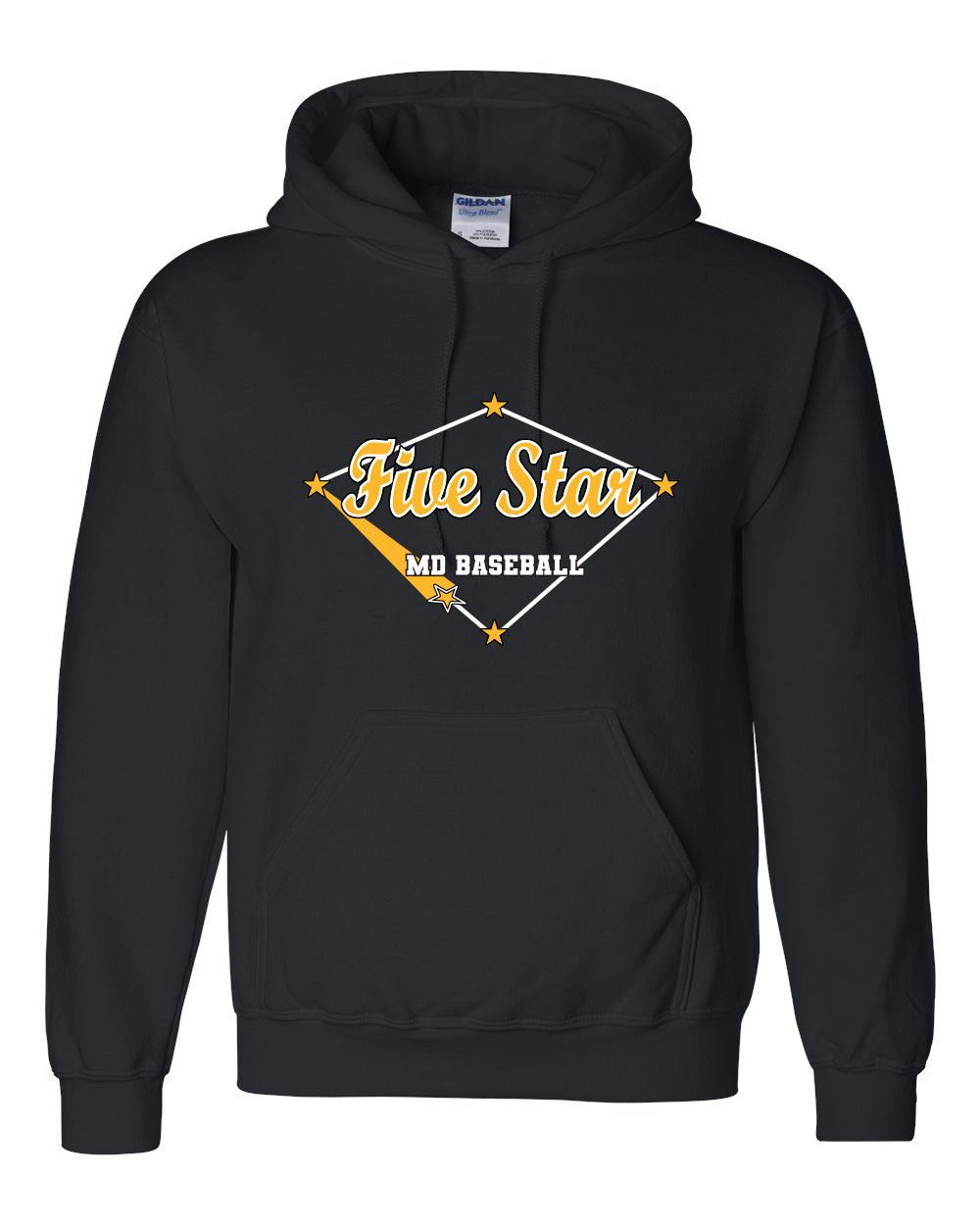 Five Star Gildan/Jerzee 50/50 Hoodie - Home Run - YOUTH