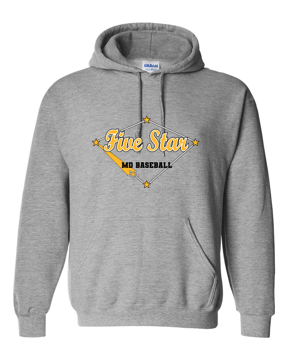 Five Star Gildan/Jerzee 50/50 Hoodie - Home Run - YOUTH