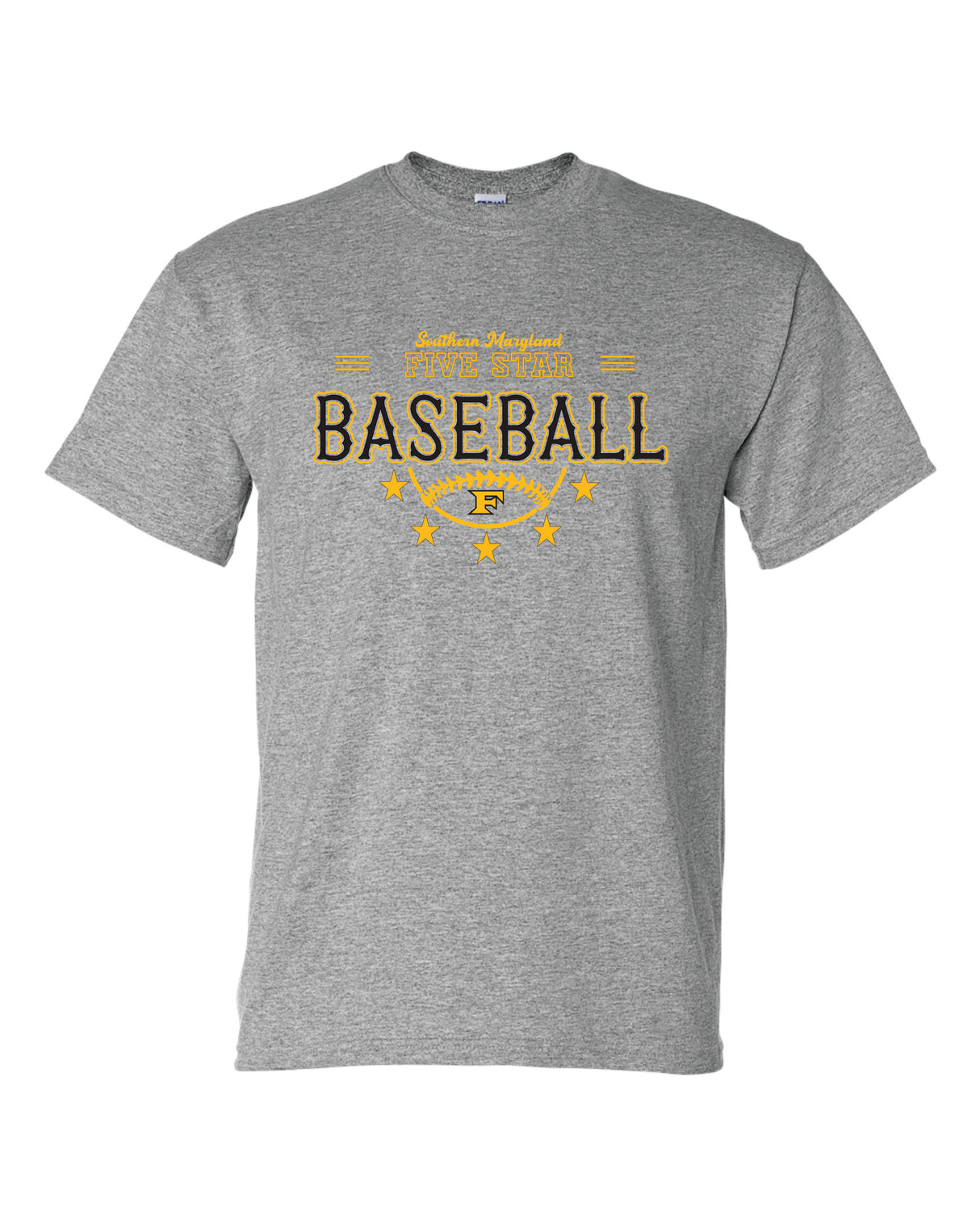 Five Star Gildan/Jerzee 50/50 SS T-Shirt - Half Ball