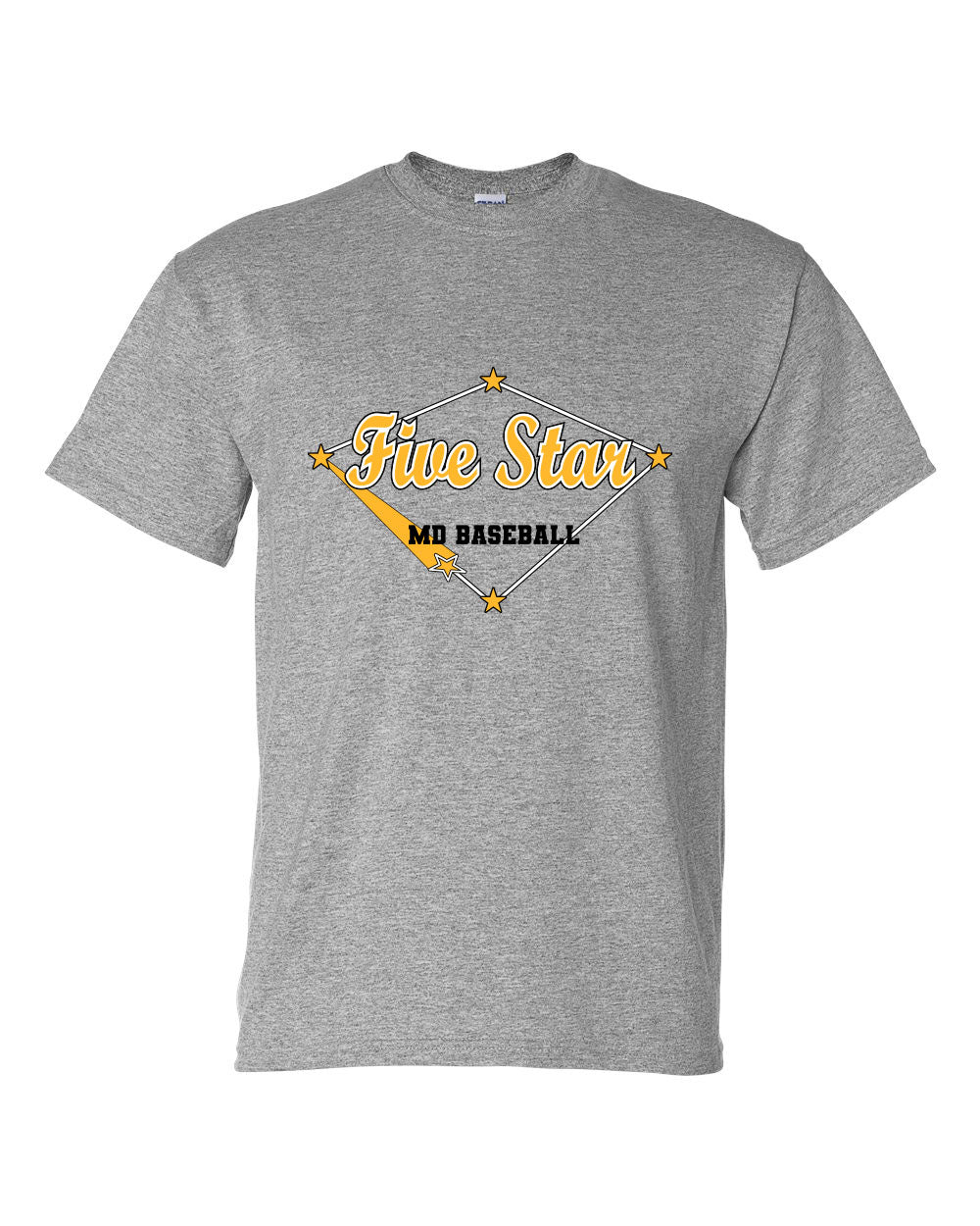 Five Star Gildan/Jerzee 50/50 SS T-Shirt - Home Run - YOUTH