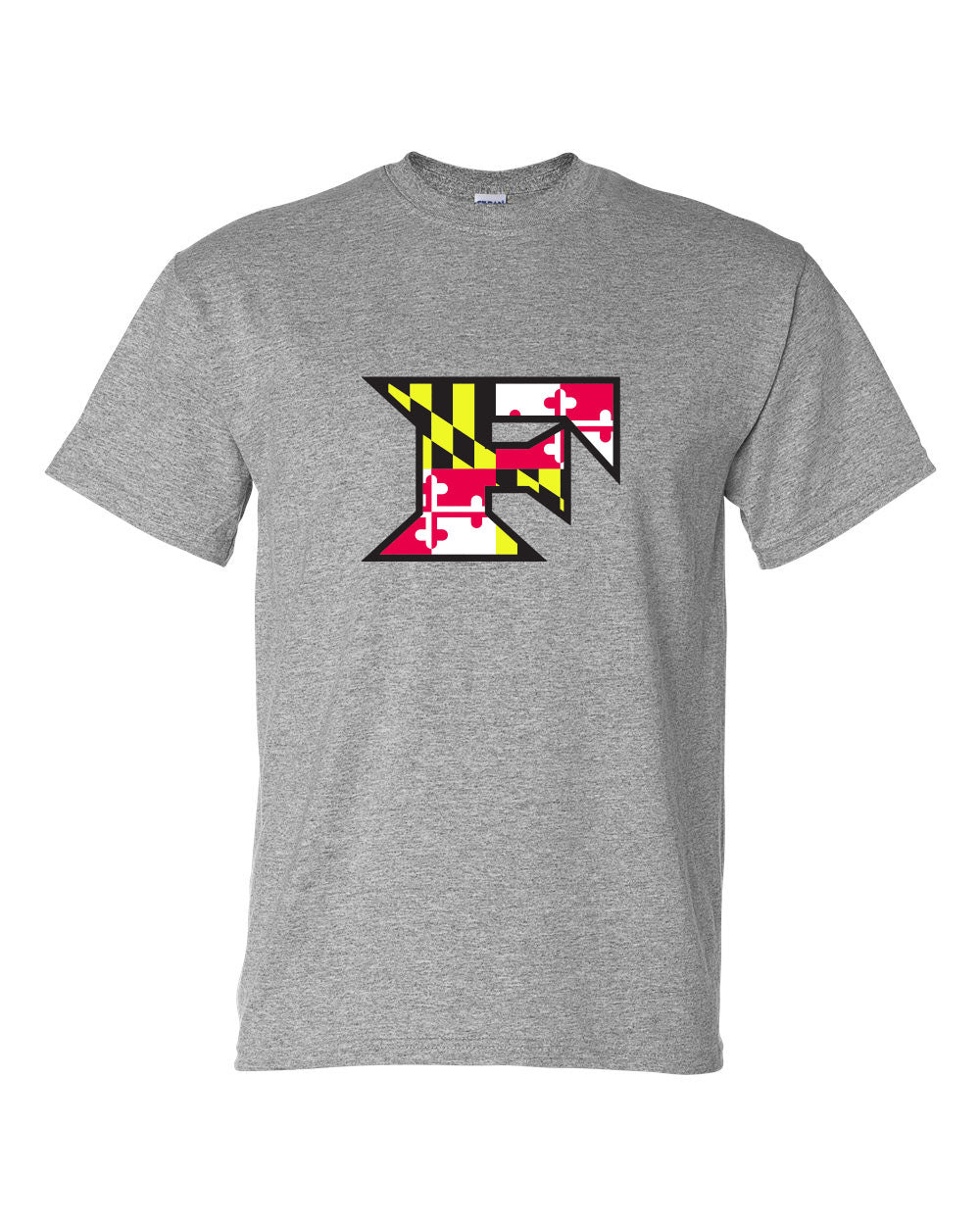 Five Star Gildan/Jerzee 50/50 SS T-Shirt - Maryland Larger Logo