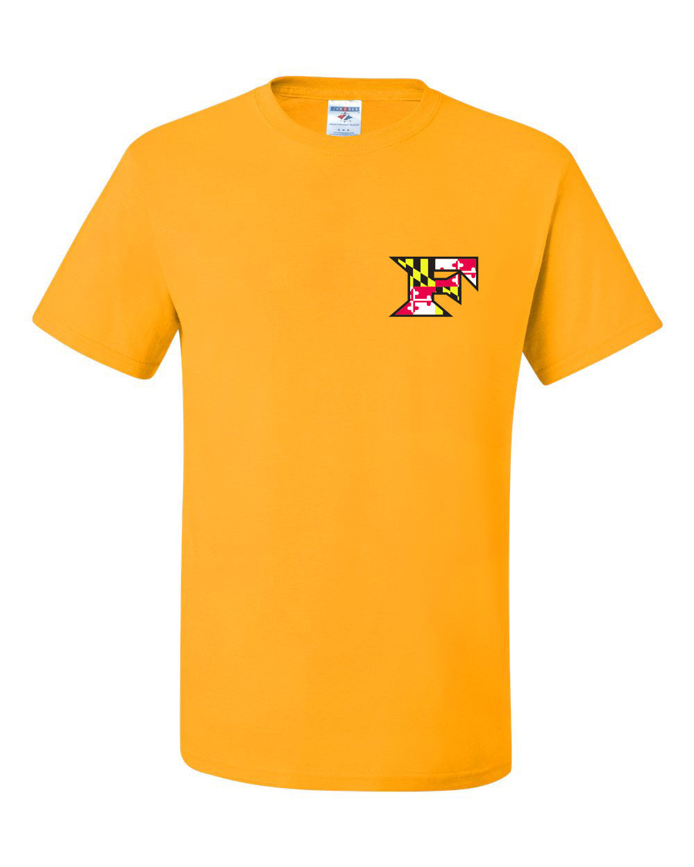 Five Star Gildan/Jerzee 50/50 SS T-Shirt - Maryland Chest Logo