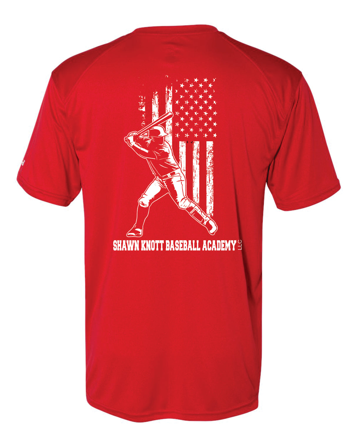 Shawn Knott Baseball Short Sleeve Badger Dri Fit T shirt FLAG
