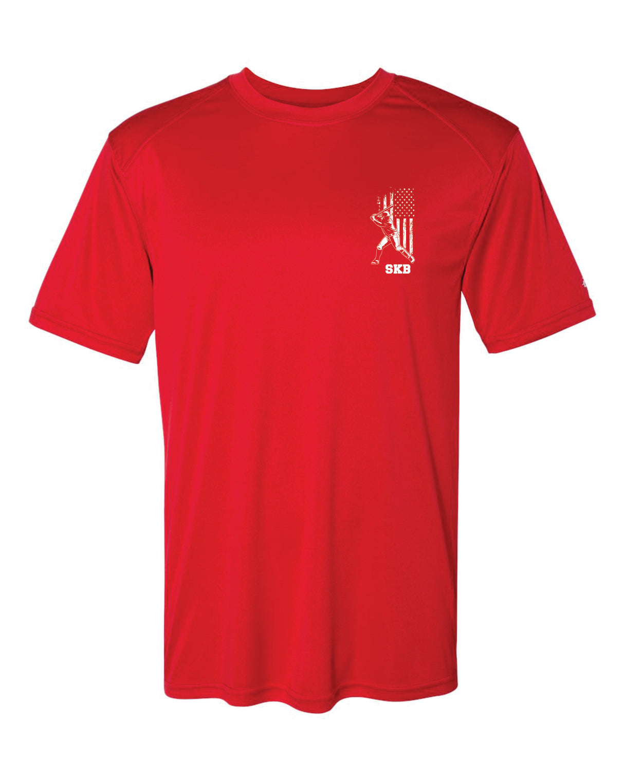 Shawn Knott Baseball Short Sleeve Badger Dri Fit T shirt FLAG