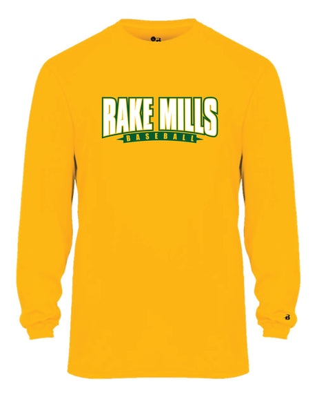 Great Mills Baseball Long Sleeve  Badger Dri Fit Shirt - RAKE MILLS