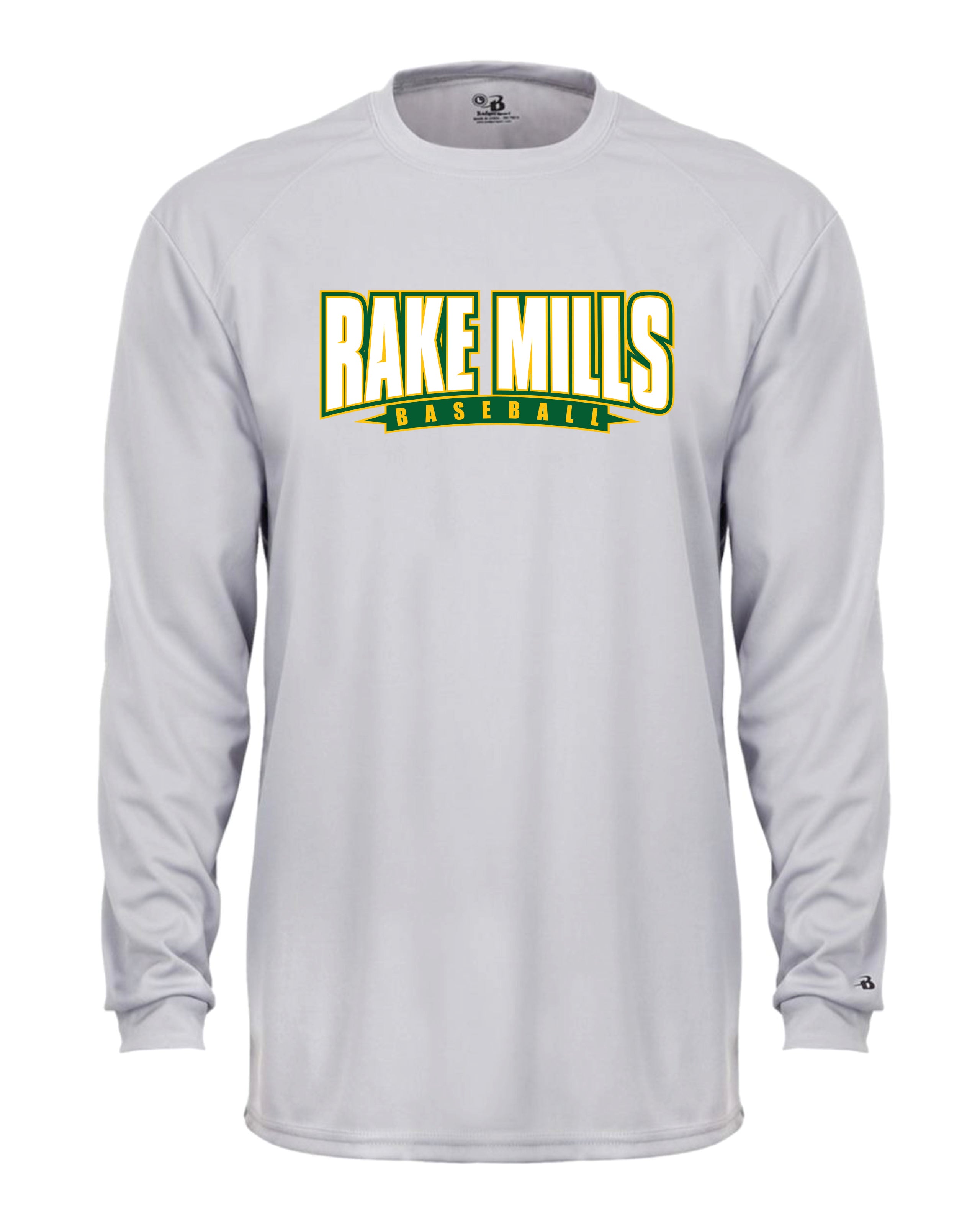 Great Mills Baseball Long Sleeve  Badger Dri Fit Shirt - RAKE MILLS