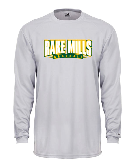 Great Mills Baseball Long Sleeve  Badger Dri Fit Shirt - RAKE MILLS