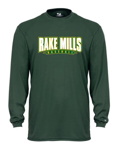Great Mills Baseball Long Sleeve  Badger Dri Fit Shirt - RAKE MILLS