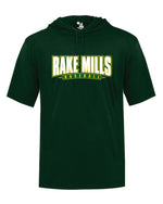 Load image into Gallery viewer, Great Mills Baseball Short Sleeve HOODED Badger Dri Fit T shirt - RAKE MILLS
