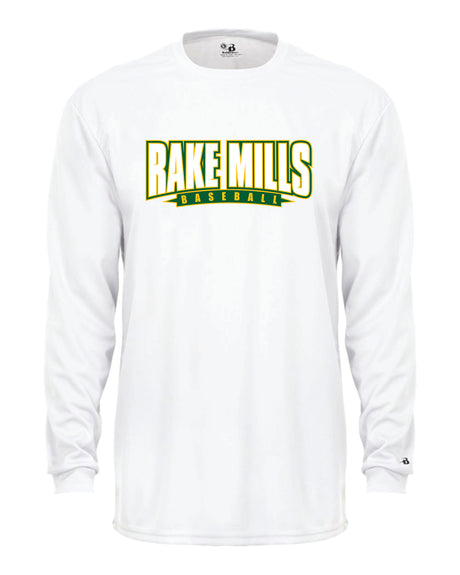 Great Mills Baseball Long Sleeve  Badger Dri Fit Shirt - RAKE MILLS