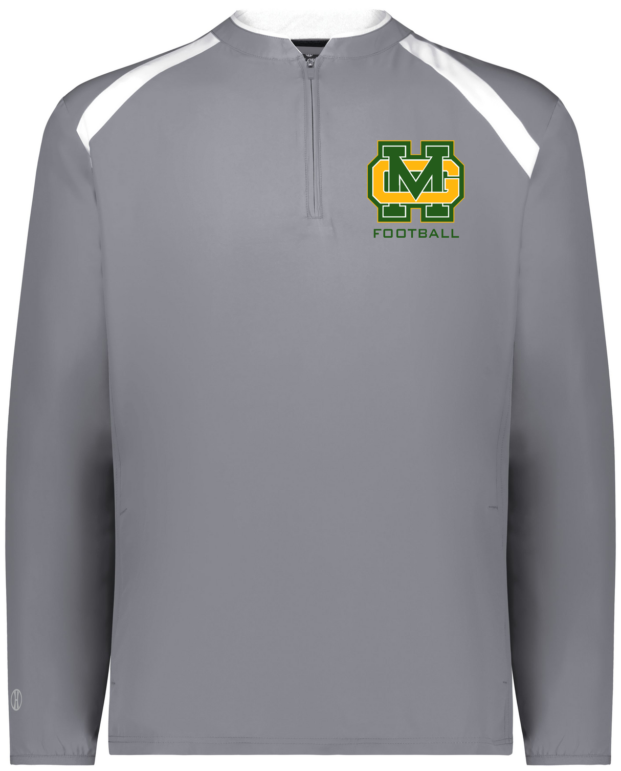 Great Mills Football Long Sleeve 1/4 zip lightweight jacket