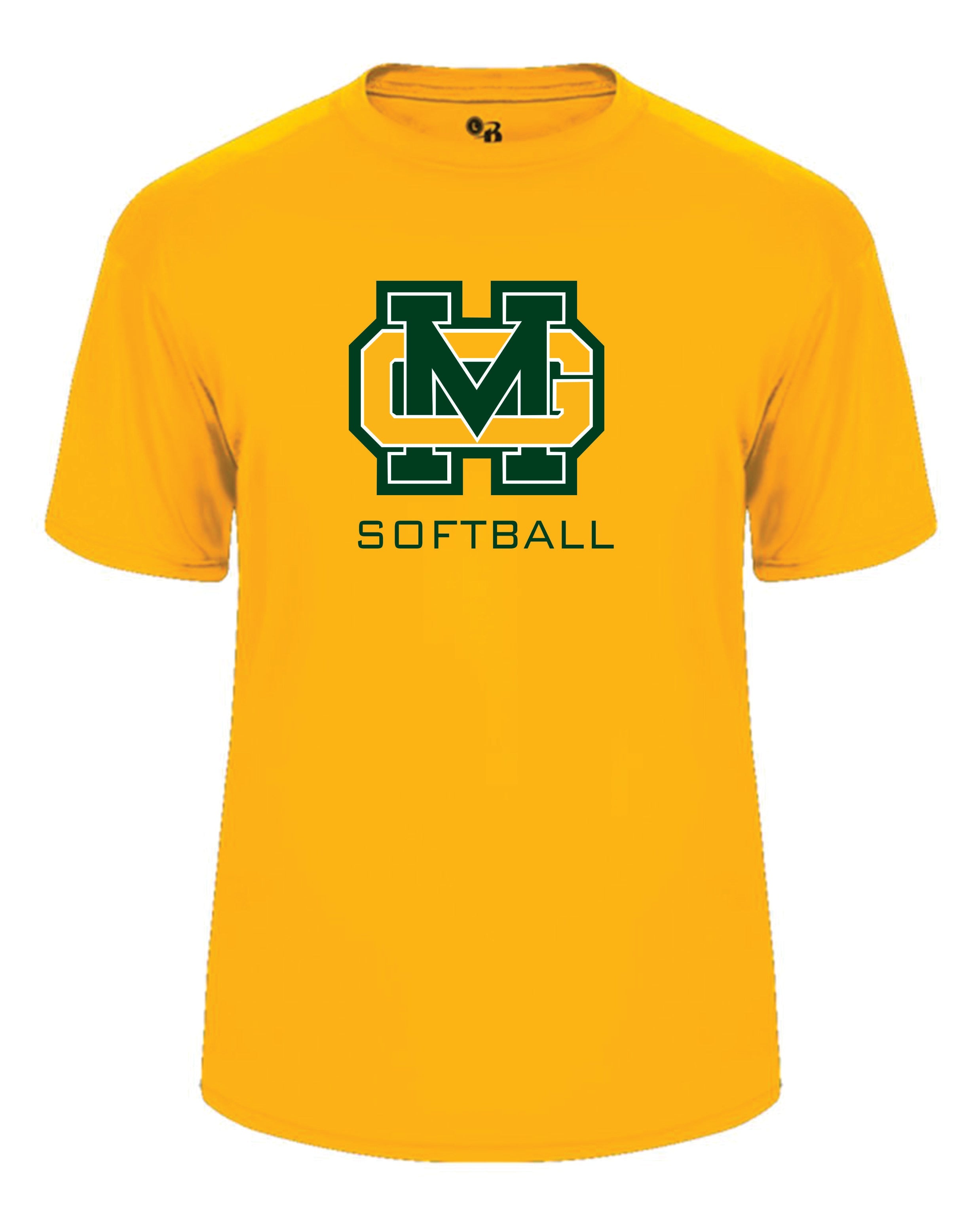 Great Mills Softball Short Sleeve Badger Dri Fit T shirt - WOMEN