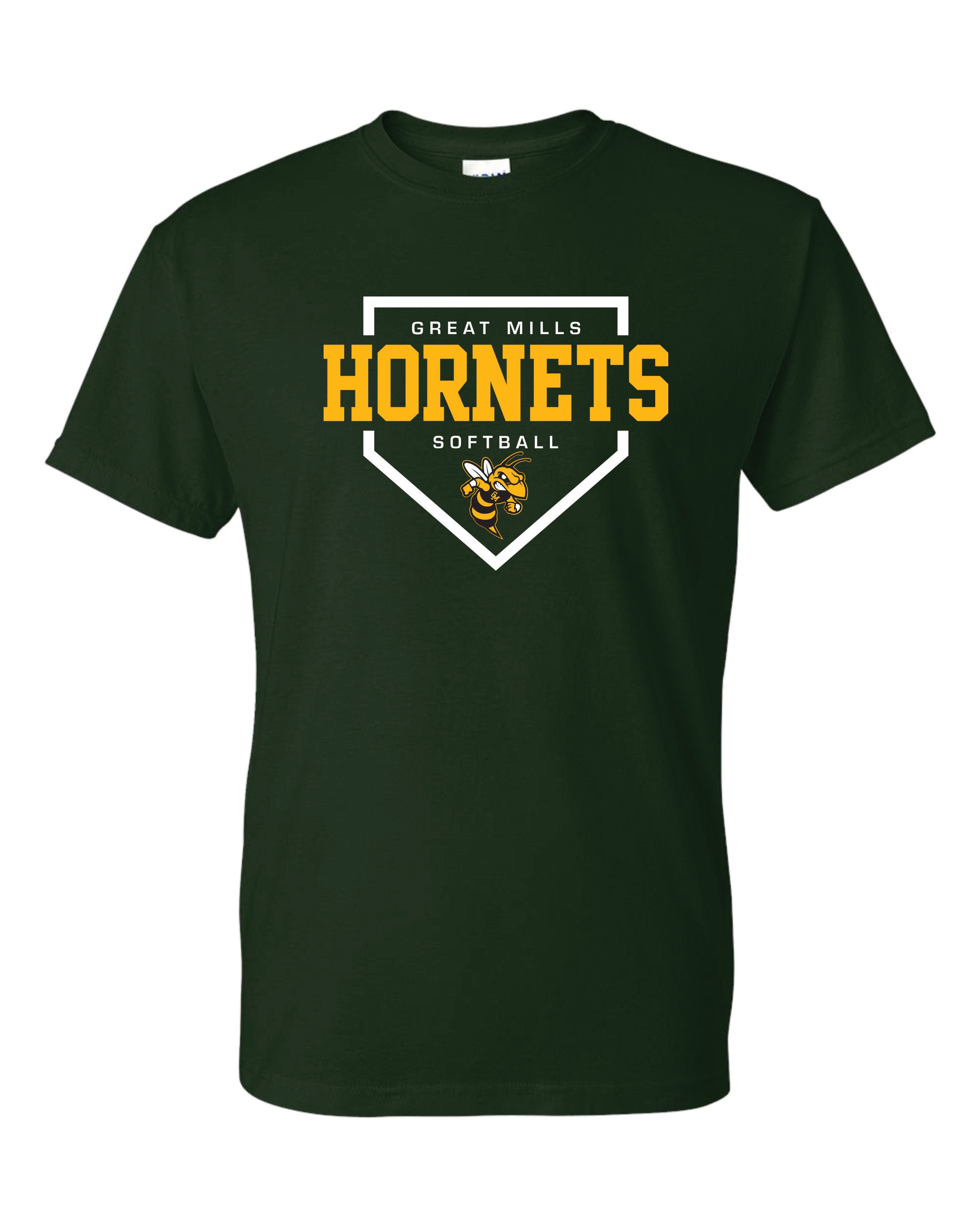 Great Mills Softball Short Sleeve T-Shirt 50/50 Blend