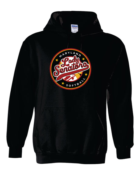 Lady Senators Gildan/Jerzee 50/50 Hoodie Circle Logo