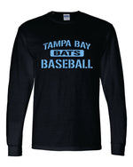 Load image into Gallery viewer, Tampa Bay Bats 50/50 Long Sleeve T-Shirts YOUTH
