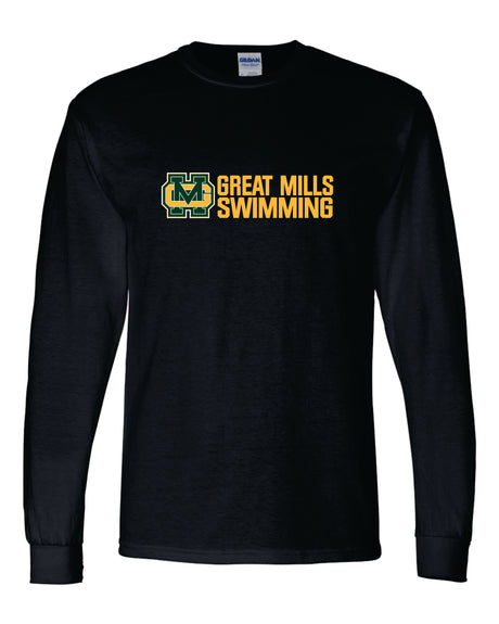 Great Mills Swimming  50/50 Long Sleeve T-Shirts