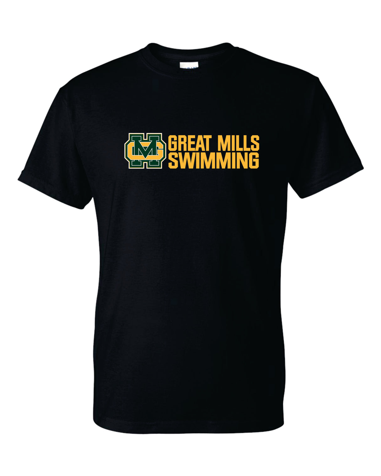 Great Mills Swimming Short Sleeve T-Shirt 50/50 Blend