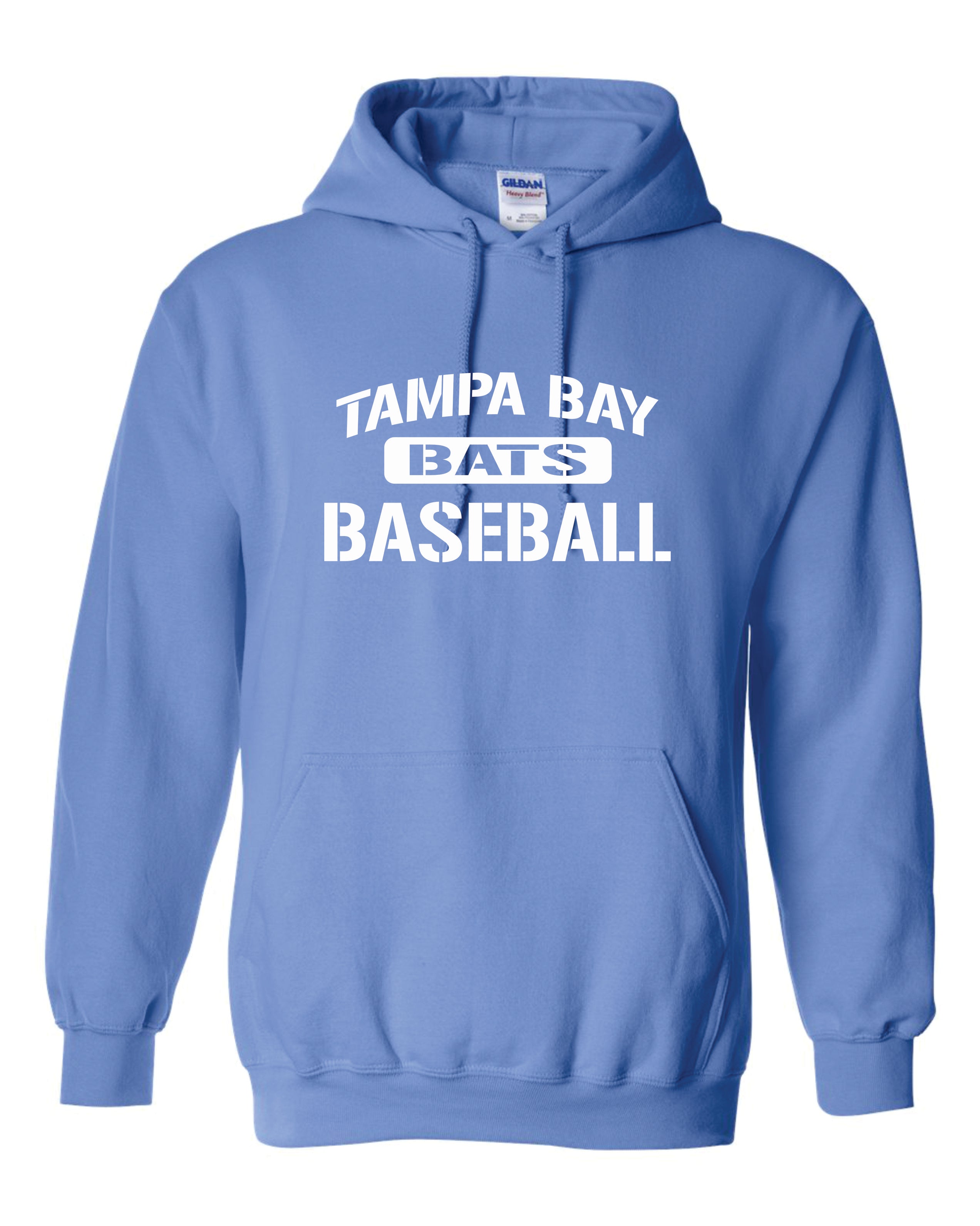 Tampa Bay Bats  Gildan/Jerzee 50/50 Hoodie-ADULT