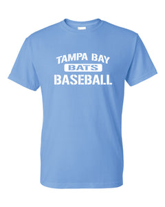 Tampa Bay Bats Short Sleeve T-Shirt 50/50 Blend ADULT