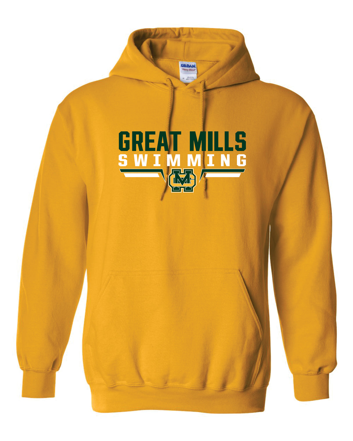 Great Mills Swimming Gildan/Jerzee 50/50 Hoodie