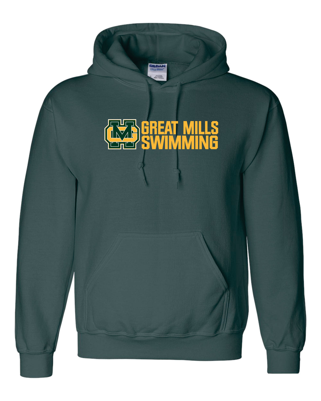 Great Mills Swimming Gildan/Jerzee 50/50 Hoodie