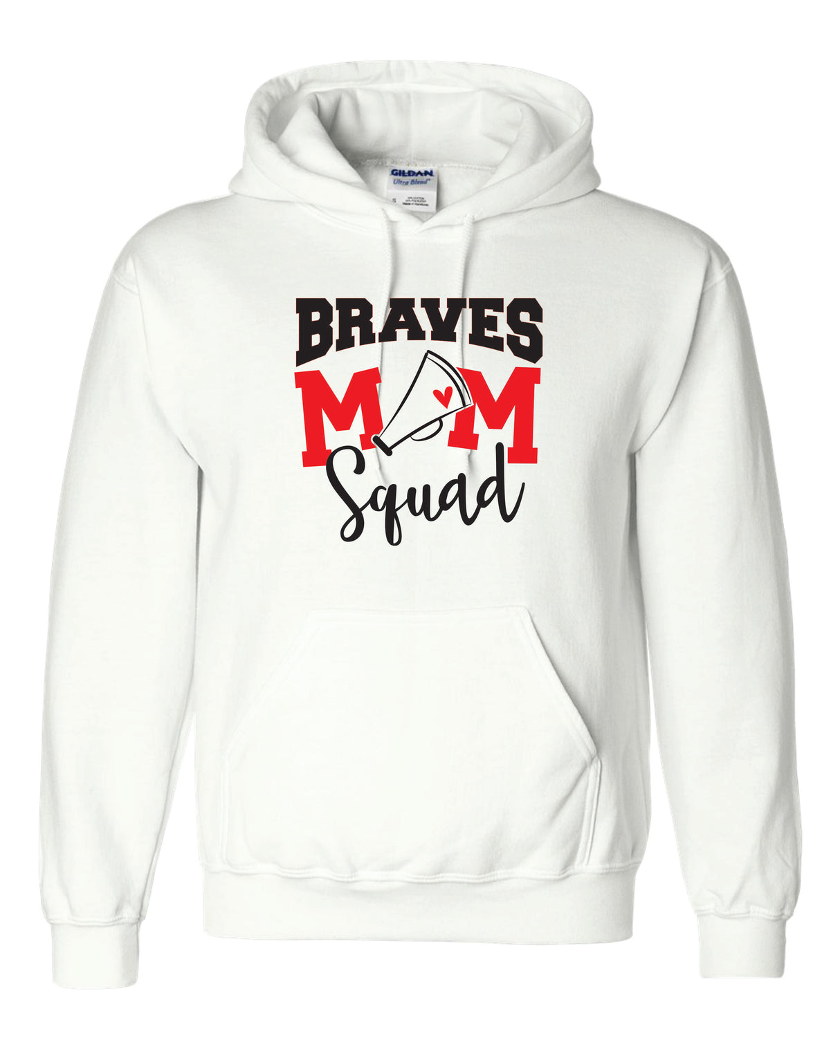 Mechanicsville Braves Gildan/Jerzee 50/50 Hoodie-CHEER MOM SQUAD