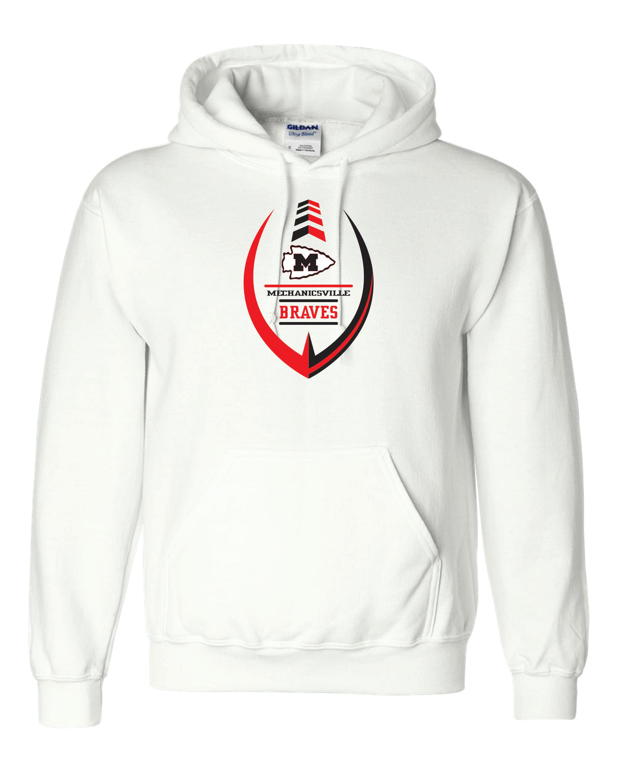 Mechanicsville Braves 50/50 Hoodie
