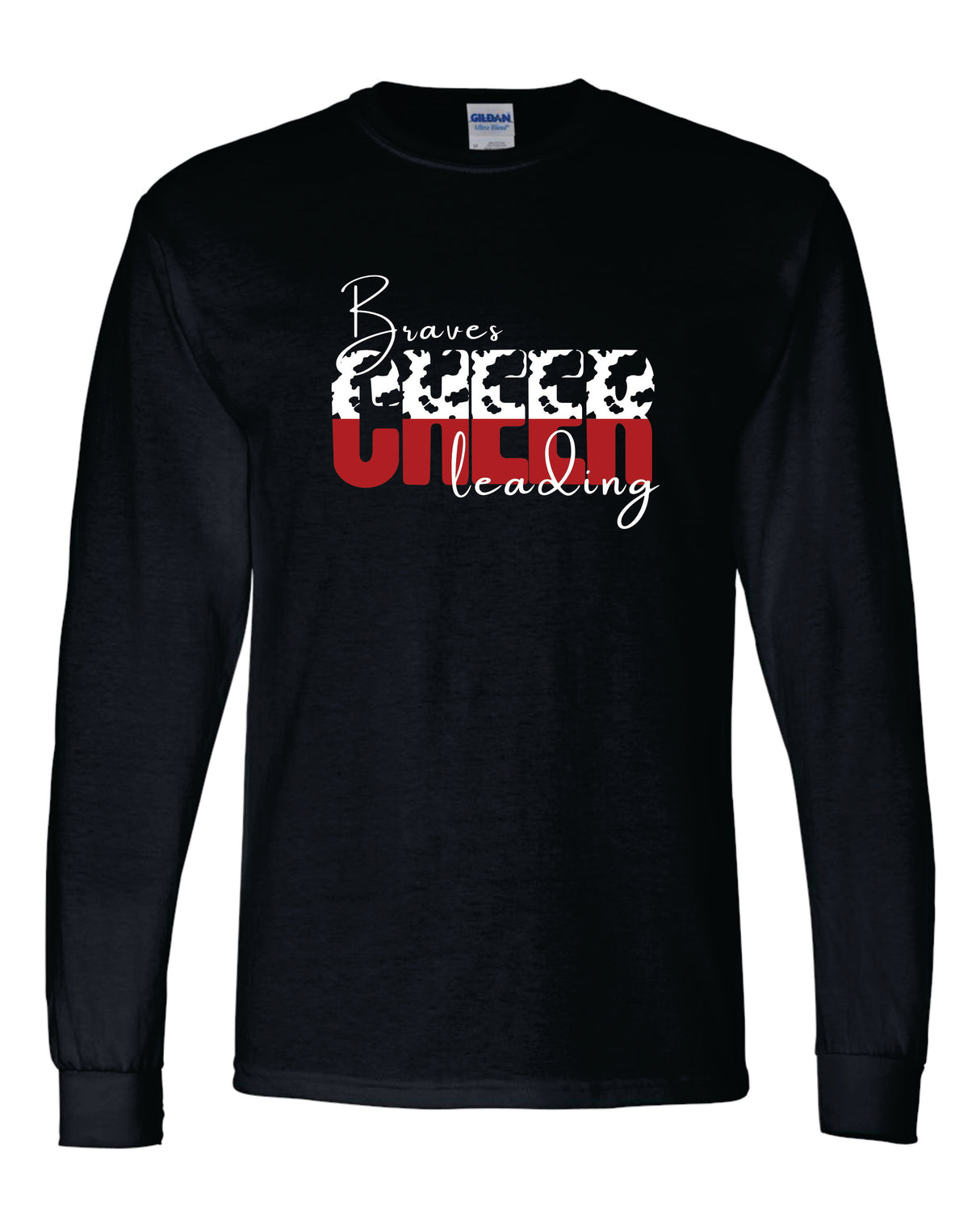 Chopticon Braves Cheer 50/50 Long Sleeve T-Shirts Braves Cheerleading