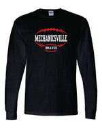 Load image into Gallery viewer, Mechanicsville Braves 50/50 Long Sleeve T-Shirts-YOUTH
