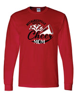 Mechanicsville Braves 50/50 Long Sleeve T-Shirts -CHEER MOM