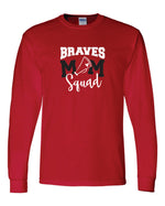 Load image into Gallery viewer, Mechanicsville Braves 50/50 Long Sleeve T-Shirts-CHEER MOM SQUAD
