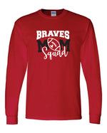 Load image into Gallery viewer, Mechanicsville Braves 50/50 Long Sleeve T-Shirts-FOOTBALL MOM SQUAD
