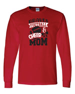 Load image into Gallery viewer, Mechanicsville Braves 50/50 Long Sleeve T-Shirts FOOTBALL AND CHEER MOM
