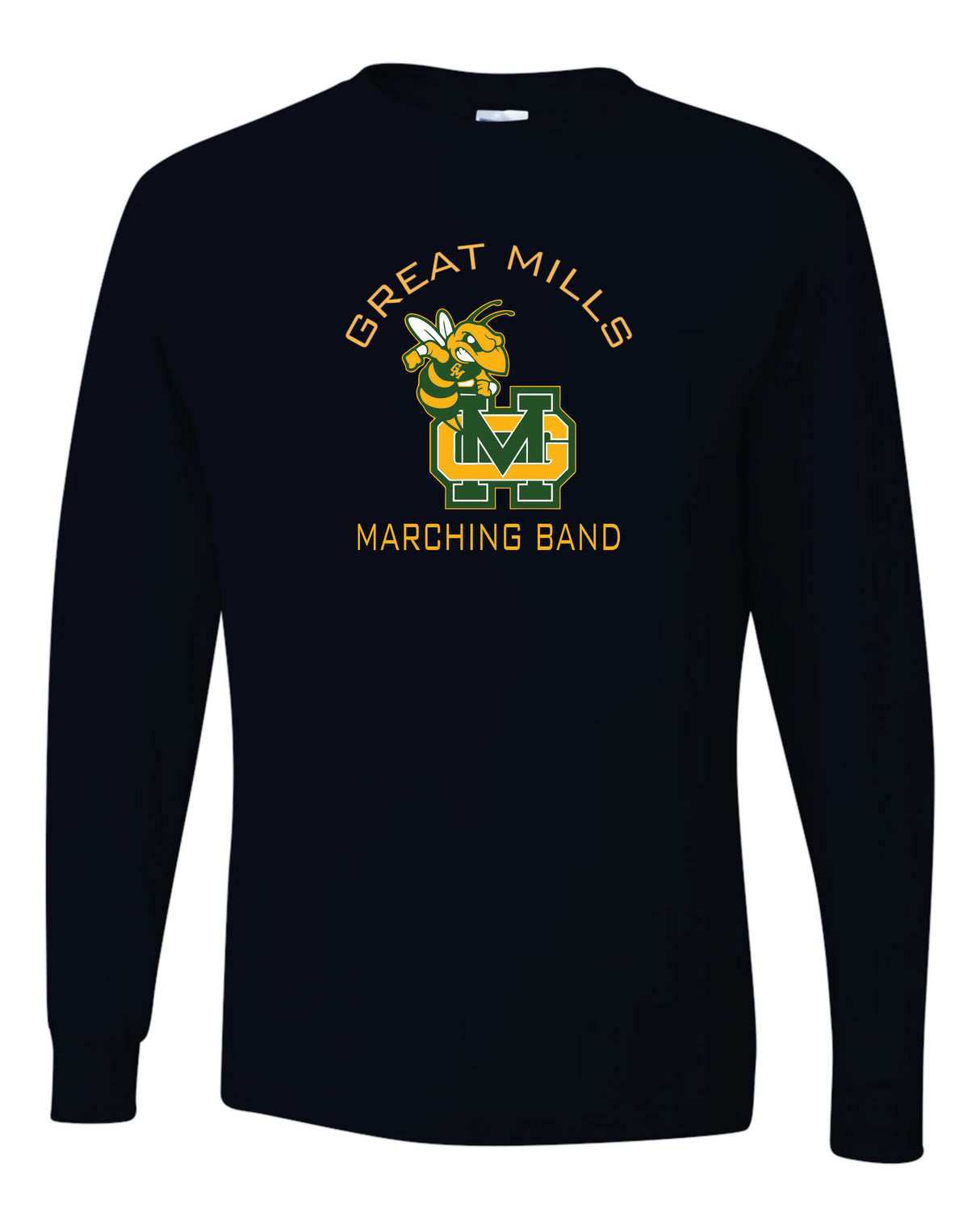 Great Mills Marching Band 50/50 Long Sleeve T-Shirts YOUTH