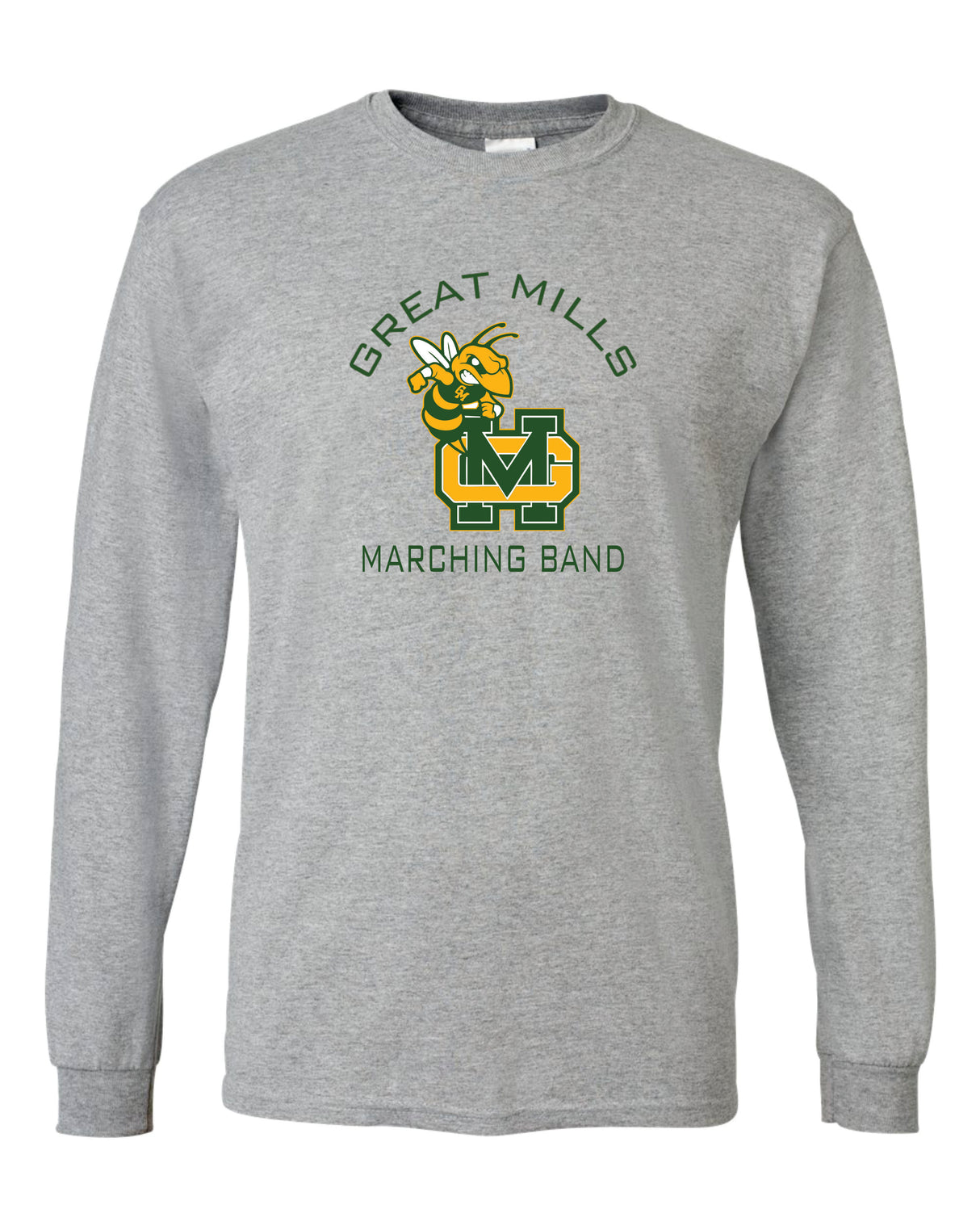 Great Mills Marching Band 50/50 Long Sleeve T-Shirts YOUTH