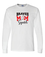 Load image into Gallery viewer, Mechanicsville Braves 50/50 Long Sleeve T-Shirts-CHEER MOM SQUAD
