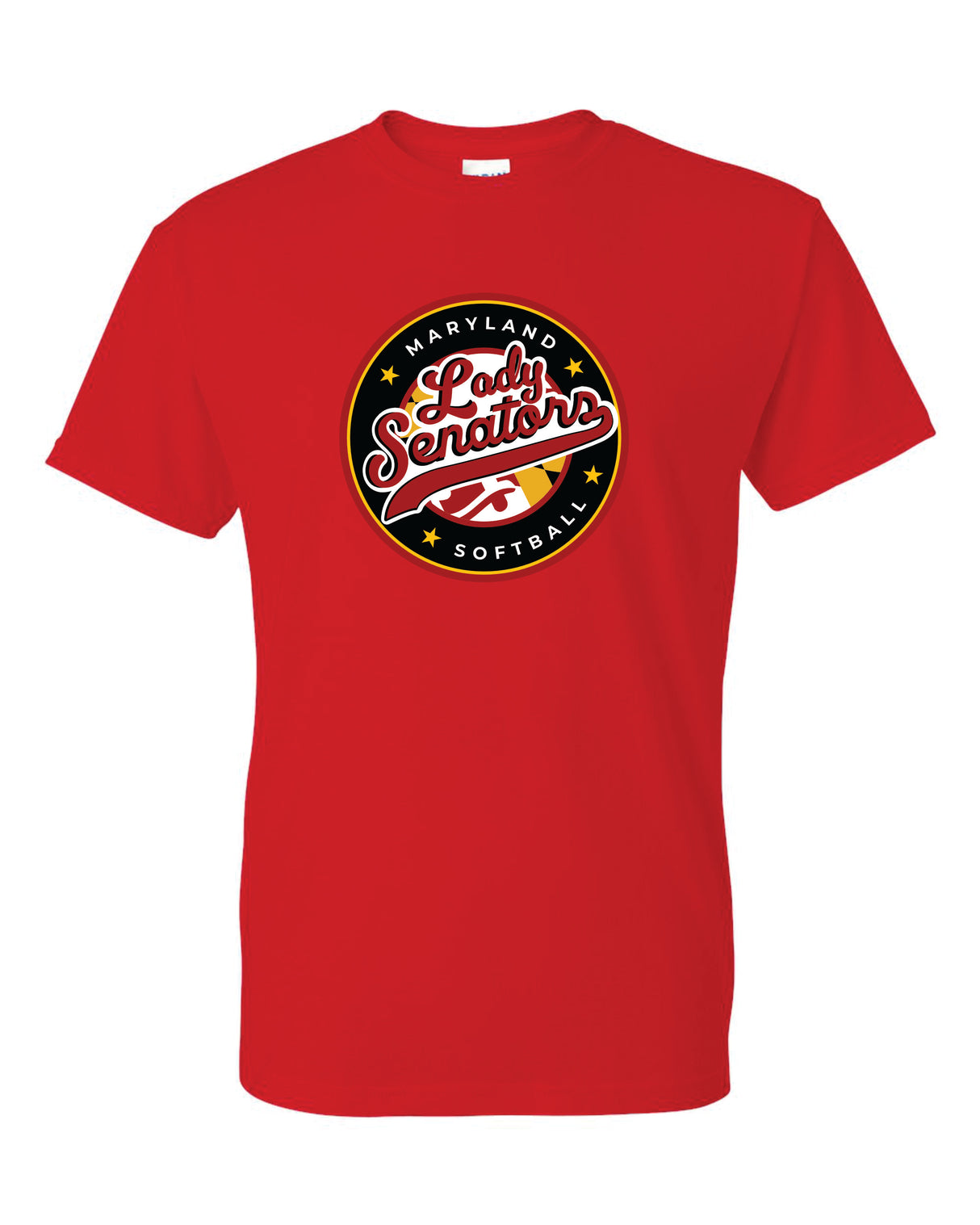 Lady Senators Short Sleeve T-Shirt 50/50 Blend-Circle Logo