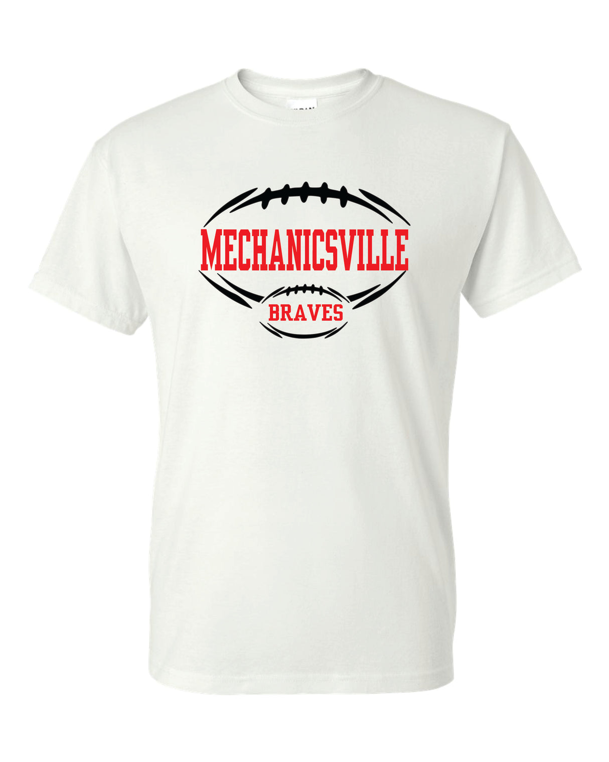 Mechanicsville Braves Short Sleeve T-Shirt 50/50 Blend