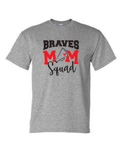 Mechanicsville Braves Short Sleeve T-Shirt 50/50 Blend-CHEER MOM SQUAD