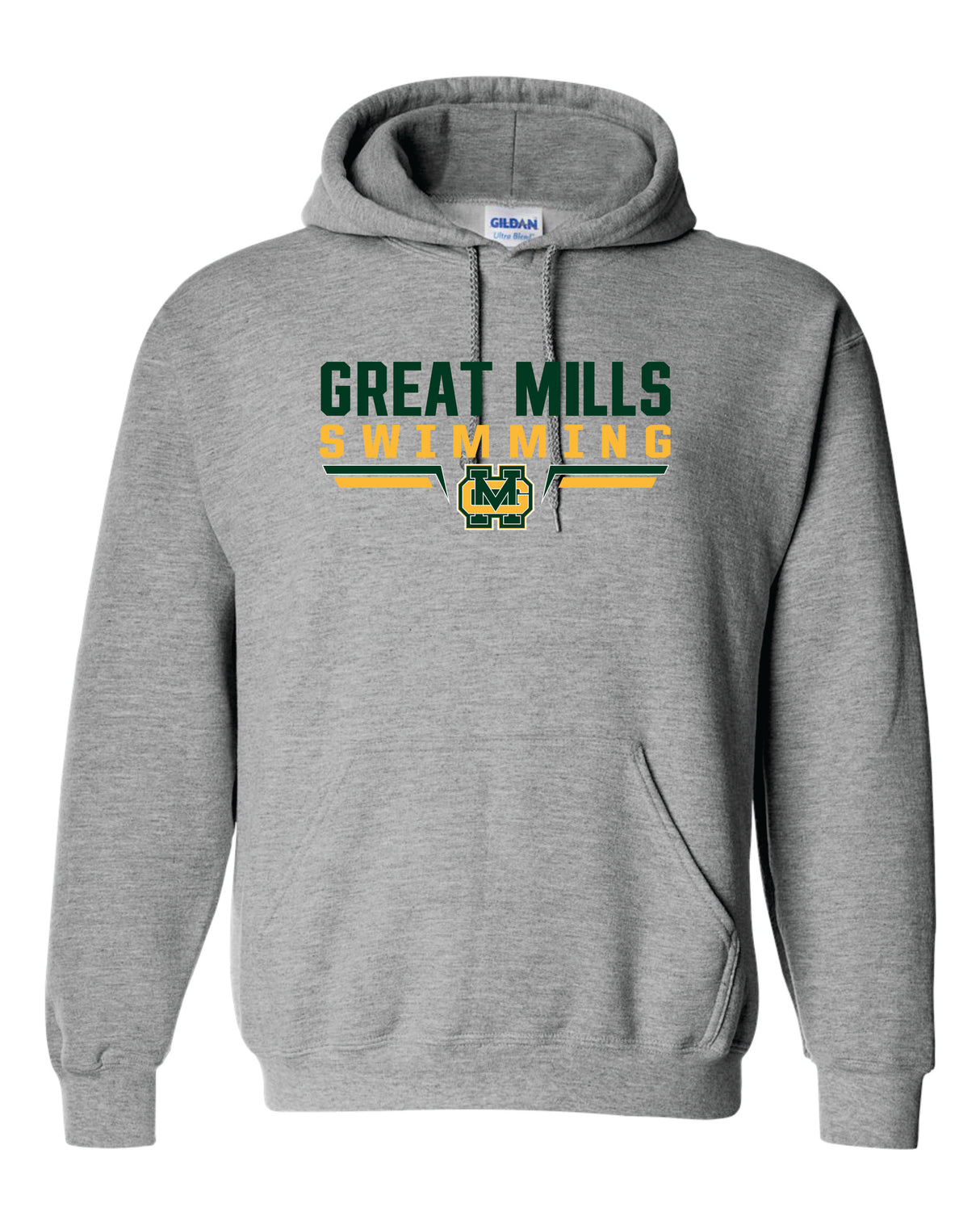 Great Mills Swimming Gildan/Jerzee 50/50 Hoodie