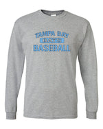 Load image into Gallery viewer, Tampa Bay Bats 50/50 Long Sleeve T-Shirts YOUTH
