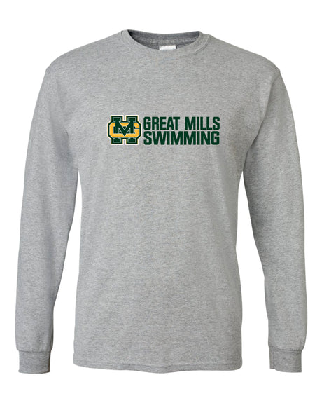 Great Mills Swimming  50/50 Long Sleeve T-Shirts