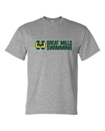 Load image into Gallery viewer, Great Mills Swimming Short Sleeve T-Shirt 50/50 Blend
