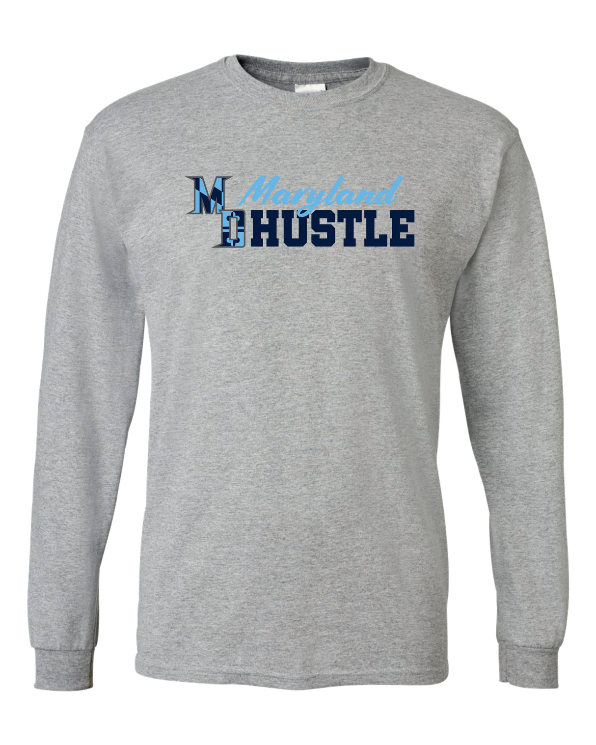 MD HUSTLE 50/50 Long Sleeve T-Shirts YOUTH