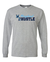 MD HUSTLE 50/50 Long Sleeve T-Shirts YOUTH