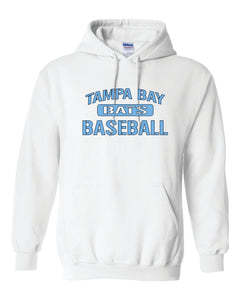 Tampa Bay Bats  Gildan/Jerzee 50/50 Hoodie-ADULT