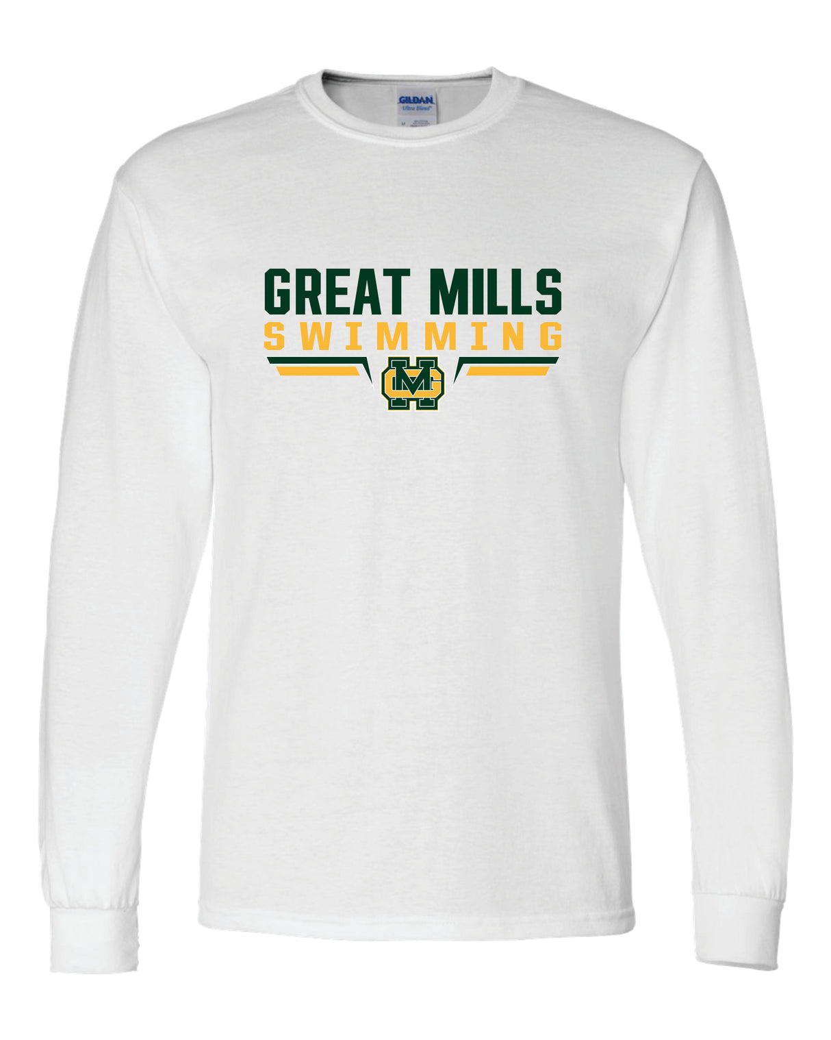 Great Mills Swimming  50/50 Long Sleeve T-Shirts