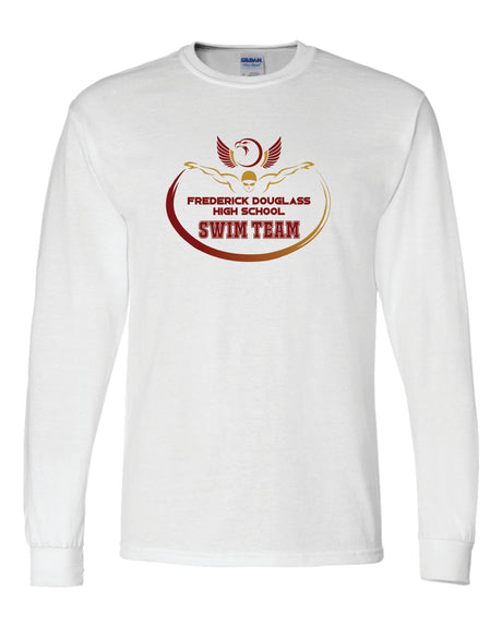 Douglass Swimming 50/50 Long Sleeve T-Shirts