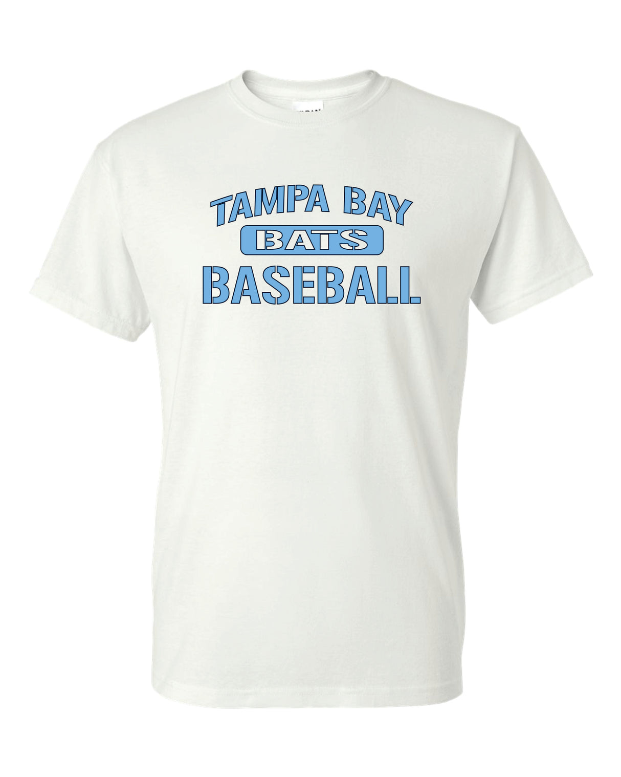 Tampa Bay Bats Short Sleeve T-Shirt 50/50 Blend ADULT