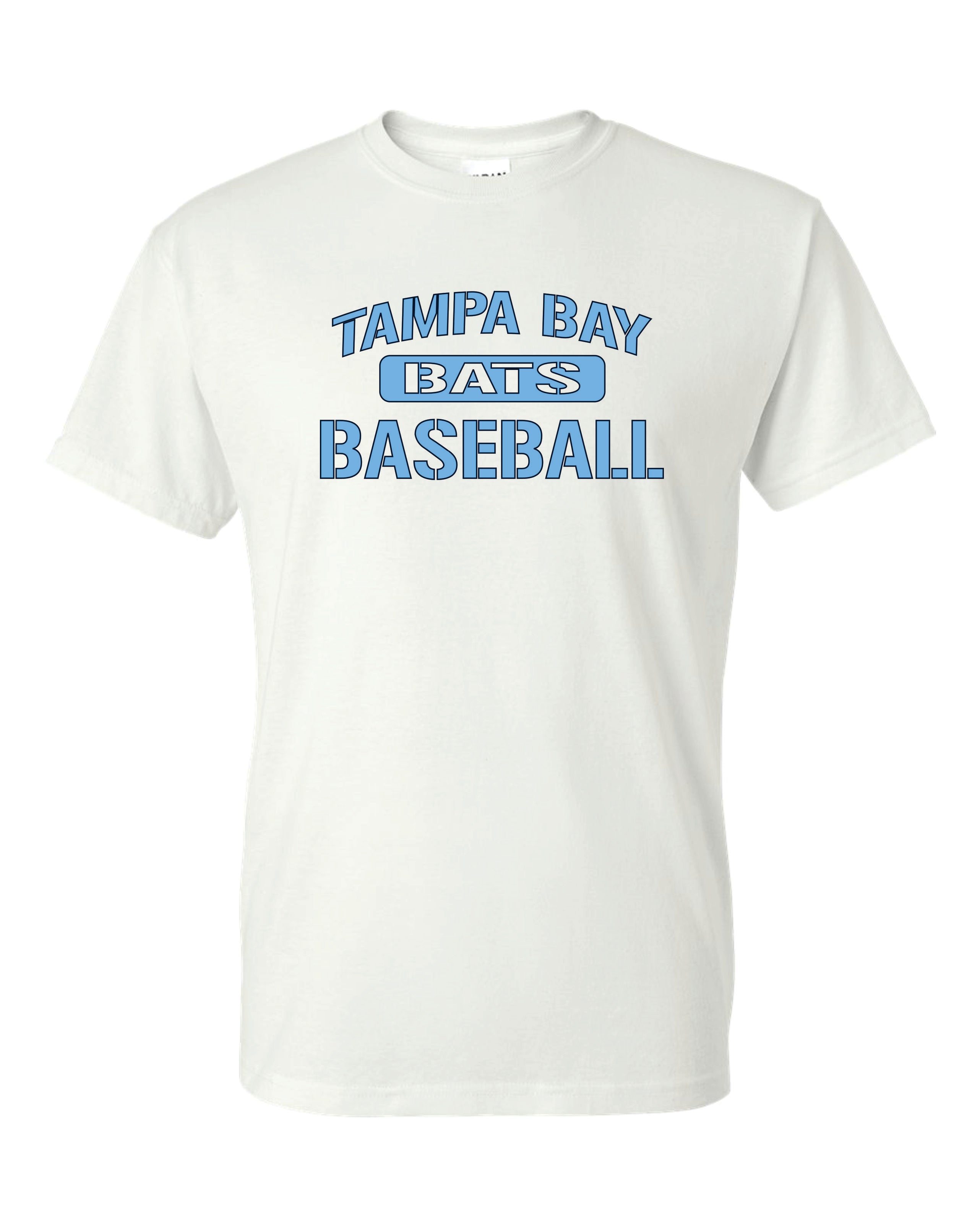 Tampa Bay Bats Short Sleeve T-Shirt 50/50 Blend YOUTH